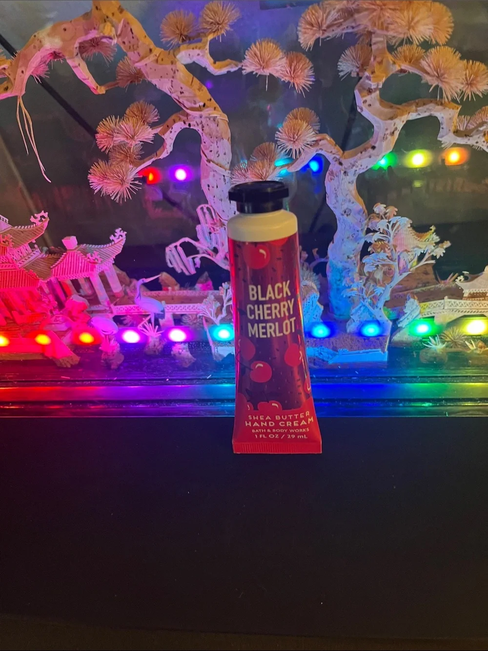 Bath & Body Works Black Cherry Merlot Hand Cream - Red Packaging